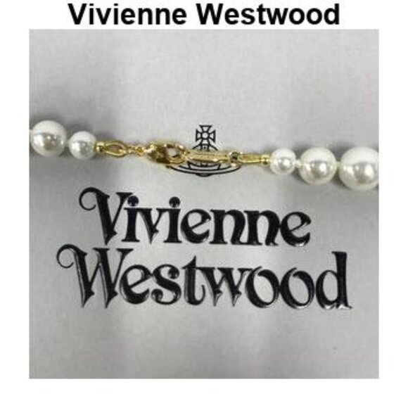Vivienne Westwood Diamond Planet Necklace gold - Picture 4 of 5